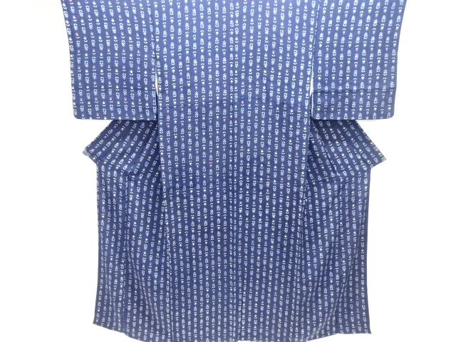 JAPANESE KIMONO / ANTIQUE KIMONO / TAISHO ROMAN STYLE / MON KINSHA / FLOWERS